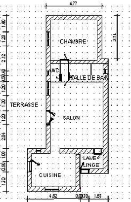 Freinhaus in Bedoin - Treille - Mas des Templiers: Grundriss